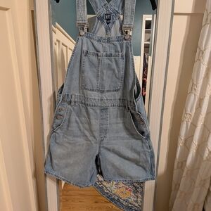 GAP Women's Blue Denim Overalls